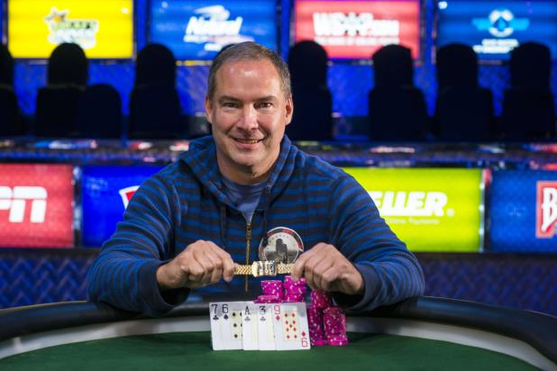 Article image for: TED FORREST BESTS PHIL HELLMUTH TO WIN SIXTH BRACELET