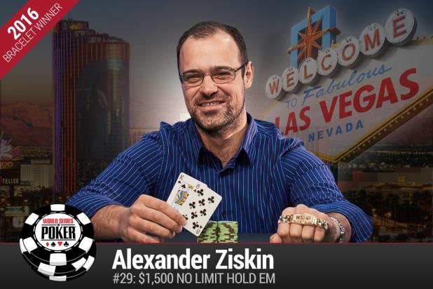 Article image for: ALEXANDER ZISKIN WINS EVENT 29 AT 2016 WSOP