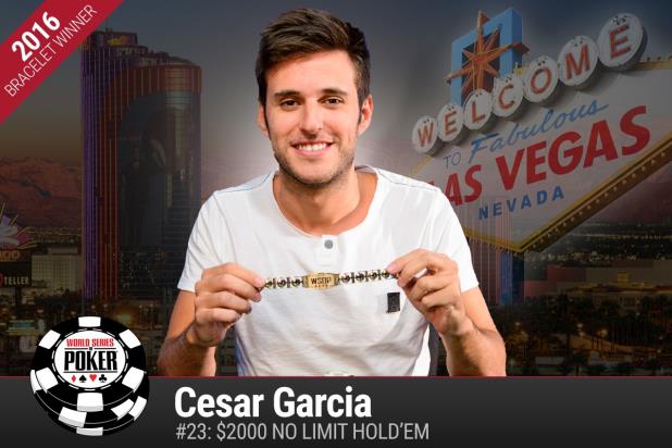 Article image for: HAIL CESAR! CESAR GARCIA WINS $2K NO-LIMIT HOLD'EM EVENT