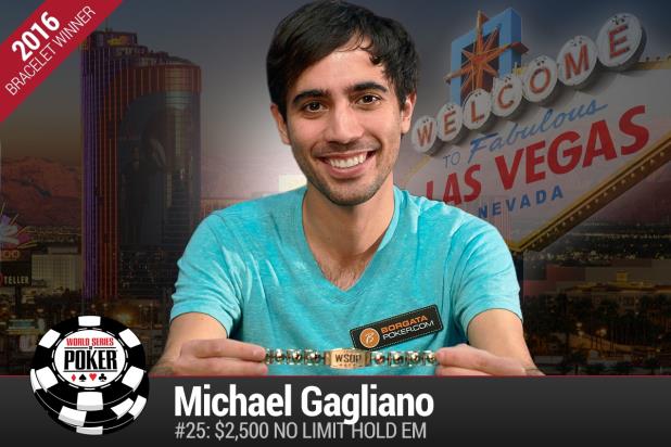 Article image for: MICHAEL GAGLIANO WINS LATEST NO-LIMIT HOLD'EM GOLD BRACELET