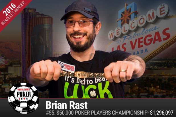 Article image for: BRIAN RAST WINS THIRD WSOP GOLD BRACELET AND 2016 POKER PLAYER CHAMPIONSHIP