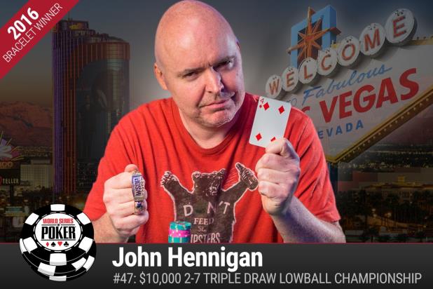 Article image for: WORLD CLASS: JOHNNY WORLD HENNIGAN WINS $10K TRIPLE-DRAW LOWBALL LIMIT CHAMPIONSHIP