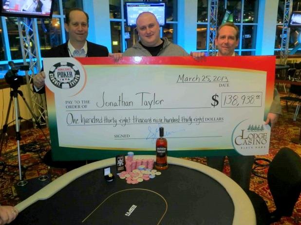 Article image for: JONATHAN TAYLOR WINS THIRD RING IN LODGE CASINO MAIN EVENT