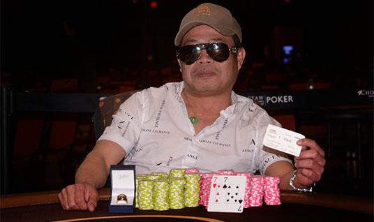 Article image for: QUAN TRAN CHOCTAW DURANT CIRCUIT MAIN EVENT FOR $336,412