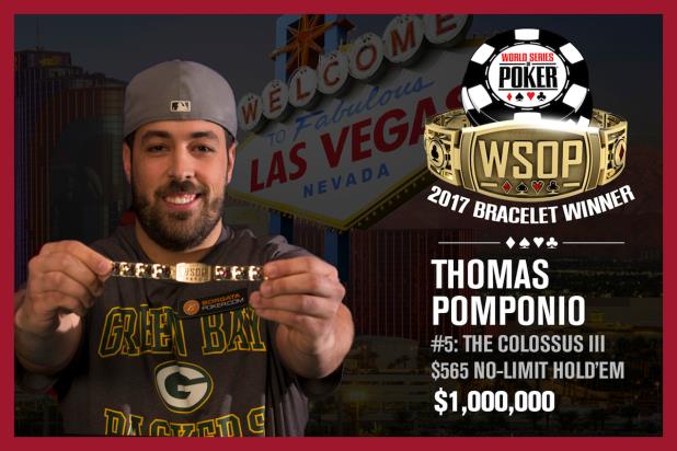 Article image for: THOMAS POMPONIO SNARES $1,000,000 WITH COLOSSUS III VICTORY