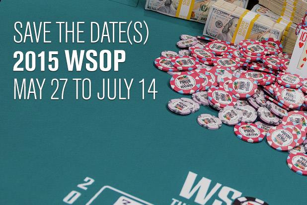 Article image for: WORLD SERIES OF POKER ANNOUNCES 2015 DATES