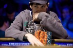 Raymond Coburn studies an opponent during the final table of event #45.