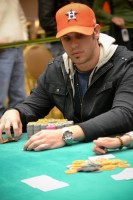 Charles Croft at the 2010 WSOPC Main Event at Harrah's Resort. Croft held the chip lead for much of day 2.