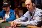 8-time WSOP bracelet winner Eric Seidel has nicer headphones than Dario, but not as nice chip stack.