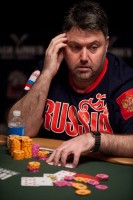 Sergey Altbregin from Russia is 2nd in chips heading into Day 3.