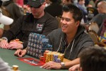 Duy Le was the first to reach 1 million in chips in event 57. 