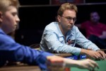 Neil Channing thinks about his next move as he plays Joshua Tieman heads up.