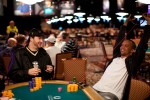 Ivey charging up the death stare during round one of the High Roller Heads Up Event. Ivey defeated his first round opponent to face Erik Sagstrom in round two. 