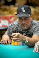 Jesus Cabrera keeping 'em honest in day 2 of the WSOPC Main Event at Harrah's Resort Atlantic City