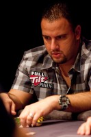 Michael Mizrachi playing in day 1A of the 2010 WSOPE Main Event