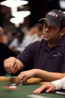 Mark Seif throws his chips into the pot. 