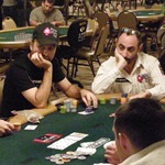 Daniel Negreanu (left), Barry Greenstein