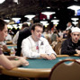 Alexandre Gomes, Joe Cada and Justin Bonomo all at a table