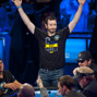 Brian Rast celebrates busting Richard Yong 