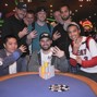 Kyle Cartwright winning his fourth gold ring along with AP Phahurat (right) who placed second. Picture courtesy of WSOP.