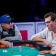 JC Tran, left, stares down an all in Fabian Ortiz