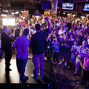 Jack Effel, Annie Duke, Ray Romano, and Brad Garrett Giving the shuffle up and deal.