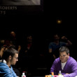 Kristopher Tong and Mike Gorodinsky at the final table.