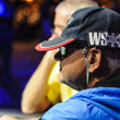 Kenneth Lind sporting his baseball cap and WSOP.com patch