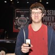 Sam Panzica after winning his ring. Photo courtesy of the WSOP.