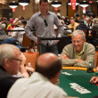 Shannon Shorr rails his father Scott Shorr (foreground) in the seniors event