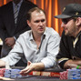 Sergii Baranov and Phil Hellmuth mixing it up