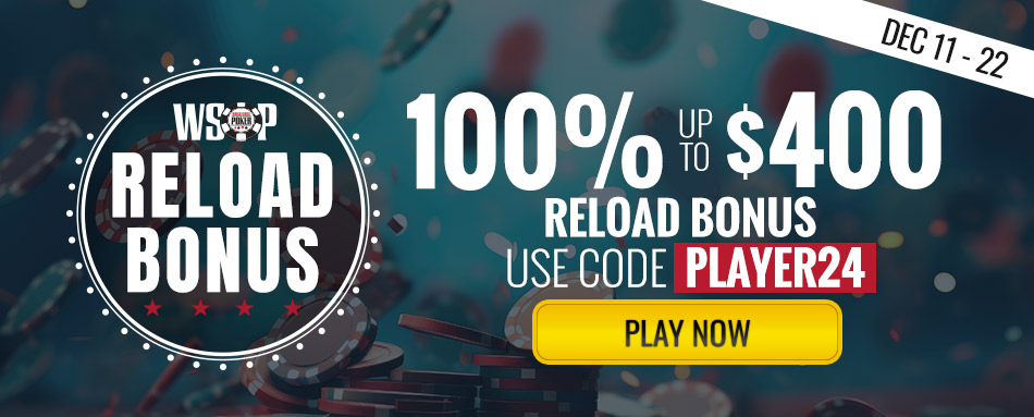 100% up to $400 Reload Bonus